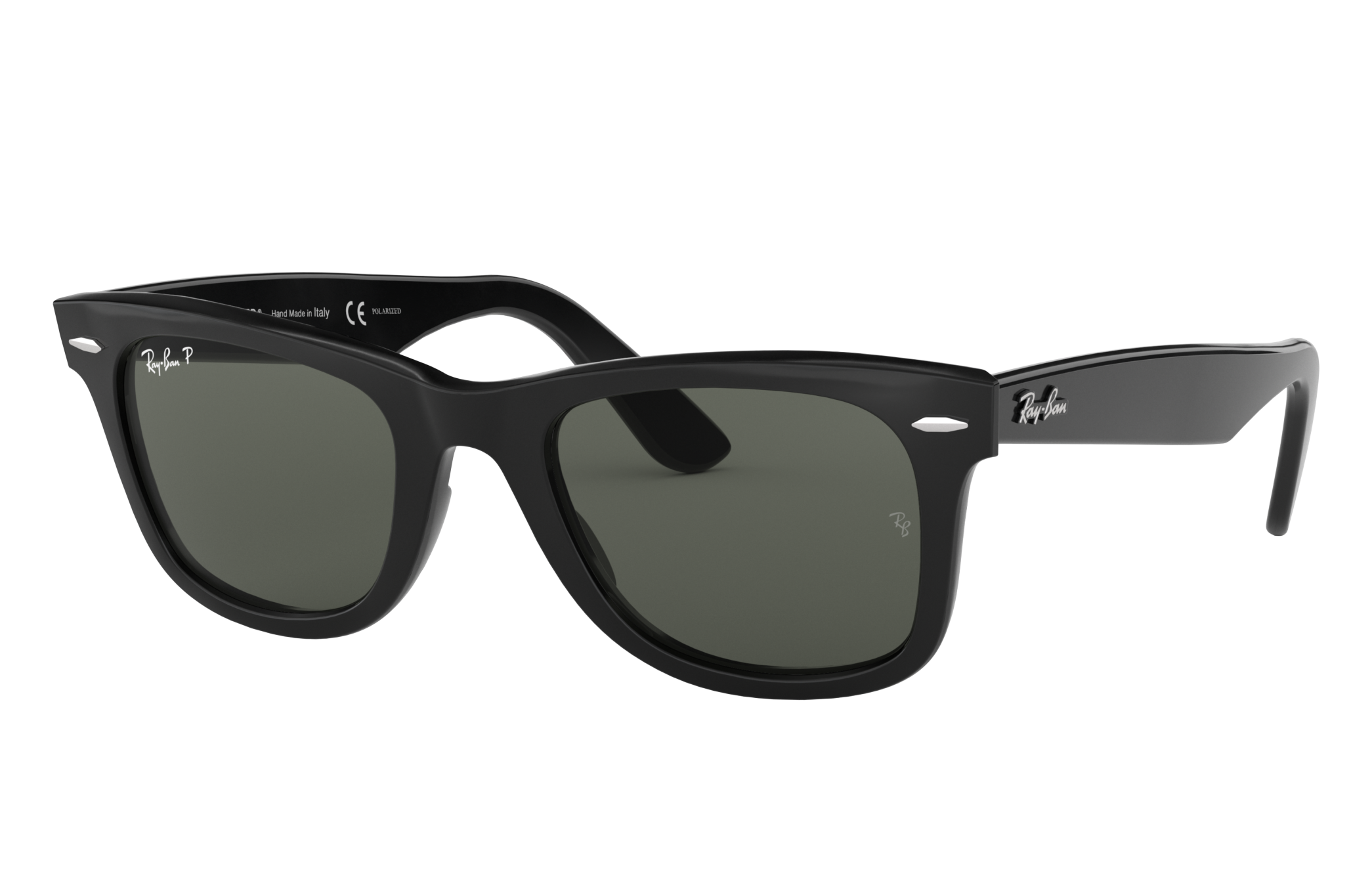 Ray-Ban RB0840S Mega Wayfarer 51 Green & Black Polarized Sunglasses |  Sunglass Hut USA